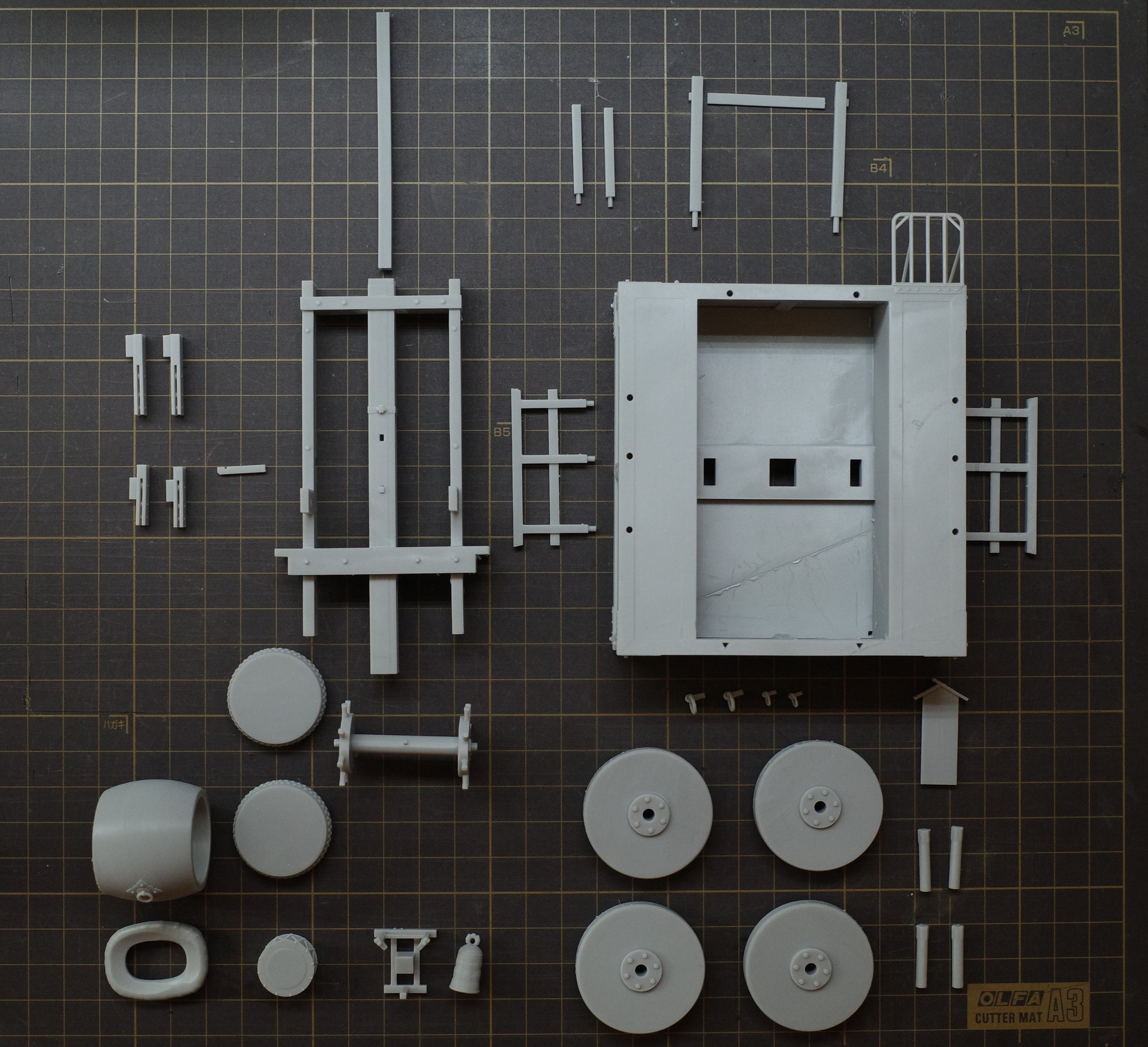 刀町 赤獅子 1/24スケール ガレージキット(未塗装) | 唐津くんち3D